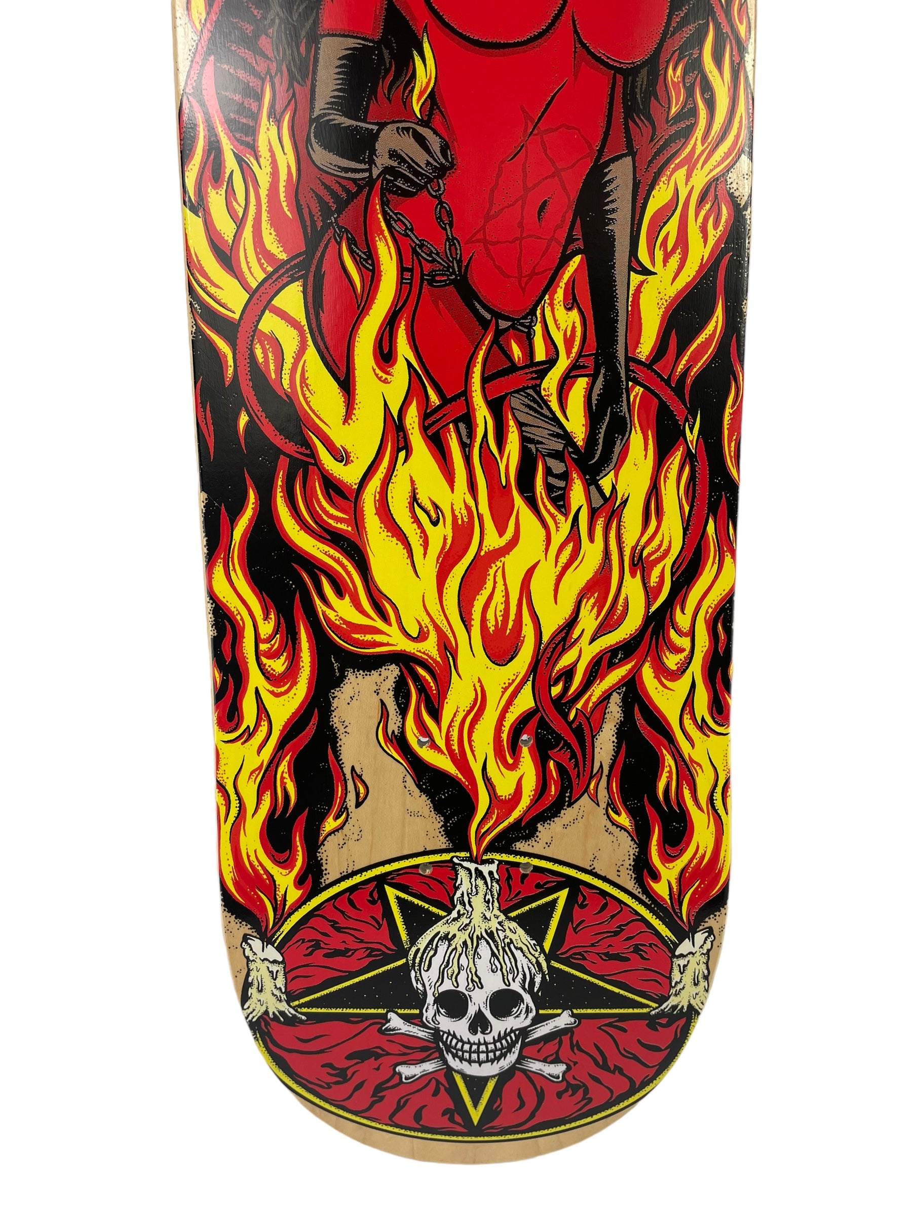 Benson Devil RED Pro Skateboard Deck for Women - Death Skateboards - Choose Your Size - Perfect for Street Skating & Park Tricks