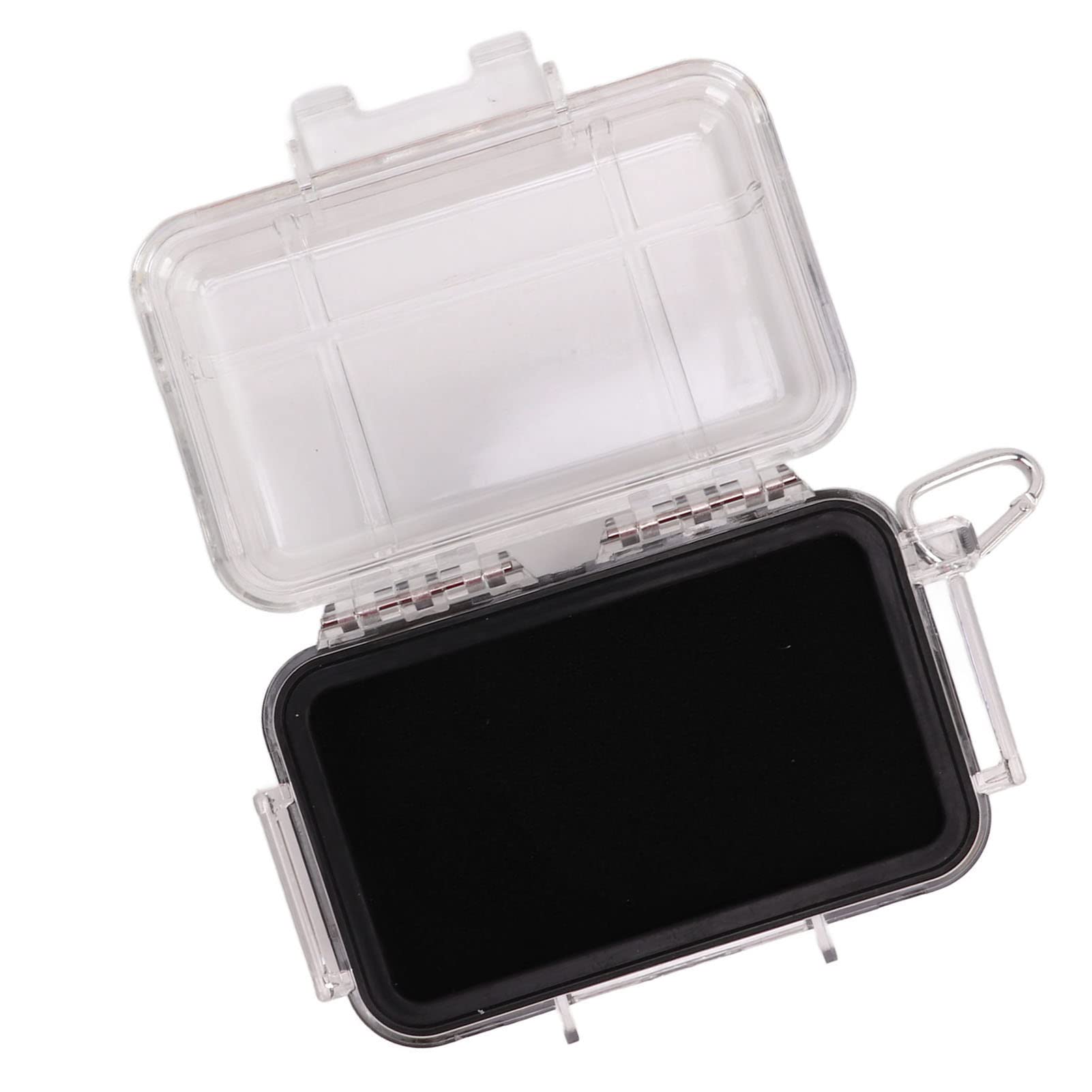 Waterproof Survival Storage Box - Shockproof Plastic Container with Shock Absorption Liner, Transparent Airtight Case for Camping, Hiking, Emergency Kits & Outdoor Adventures - Perfect for Gear Protection During Extreme Weather and Wilderness Expeditions