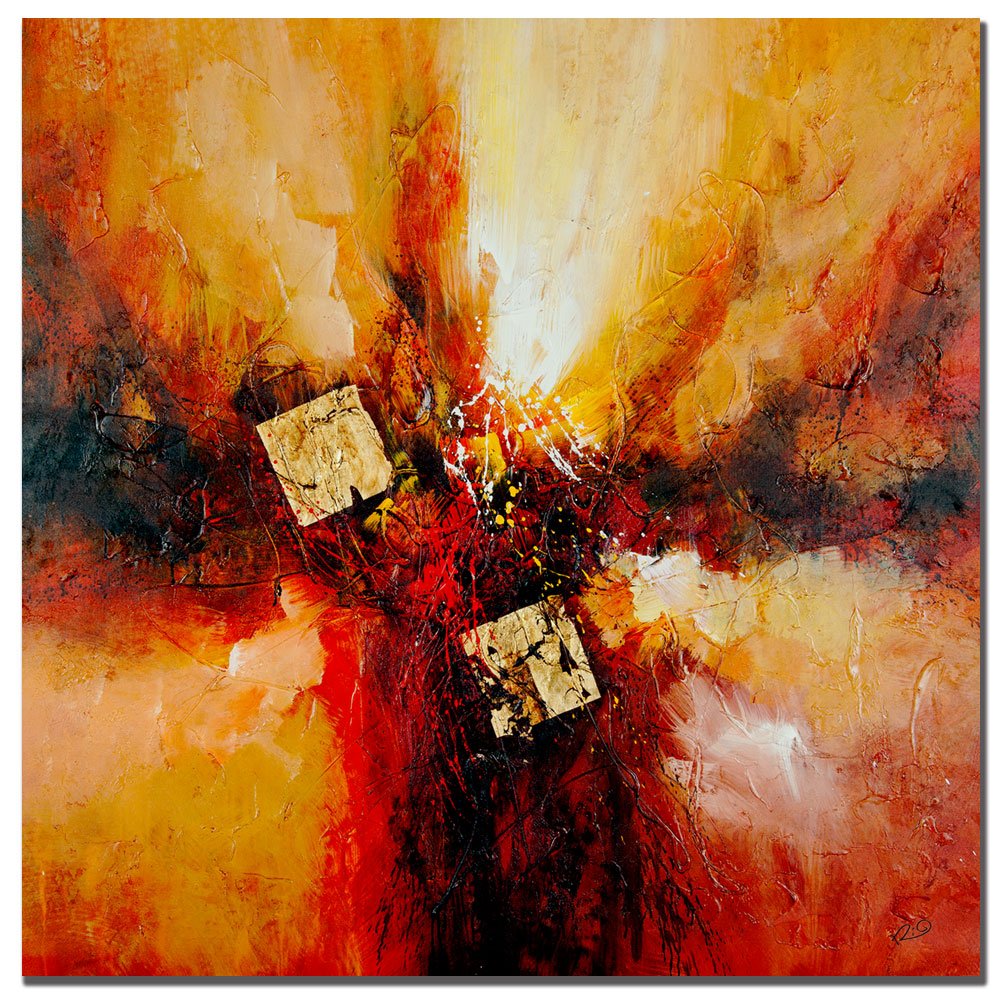 Trademark Fine Art Rio Cube Abstract I Canvas Wall Art - Modern Home Decor for Living Room, Bedroom & Office