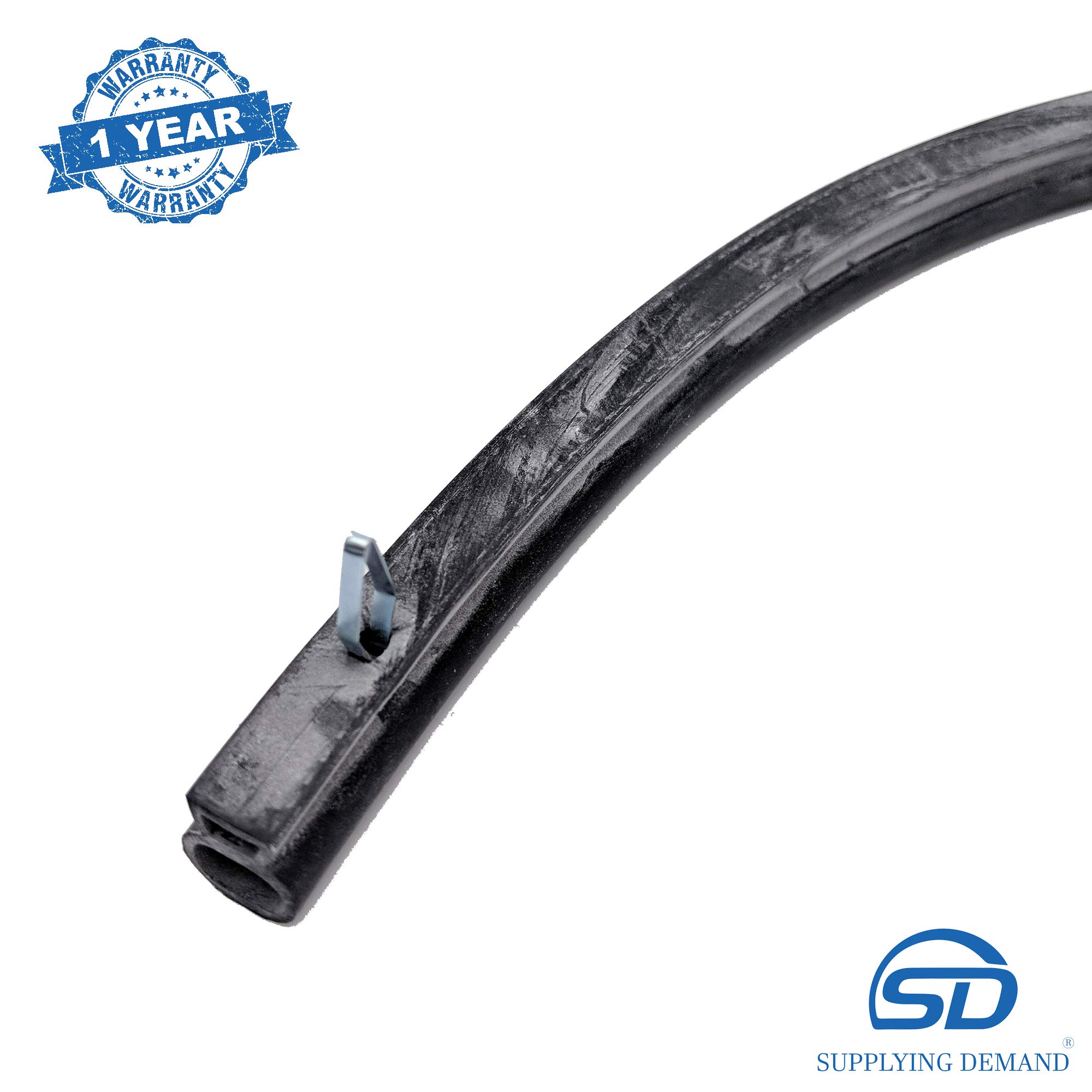 316239700 833130 Range Oven Door Seal Gasket Replacement - 50.5 Inches with 12 Clips - Exact Fit for Specific Models (Not Universal) - Perfect for Kitchen Appliance Repair & Maintenance