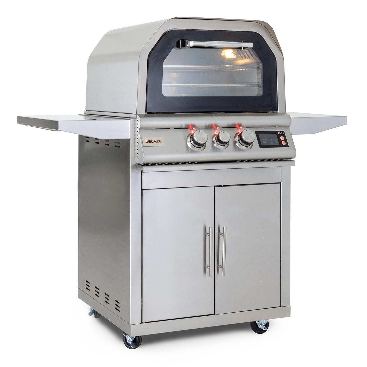 Blaze Grills BLZ26PZOVNNG 26-Inch Natural Gas Outdoor Pizza Oven with Rotisserie - Perfect for Backyard Cooking, Patio Parties & Outdoor Entertaining