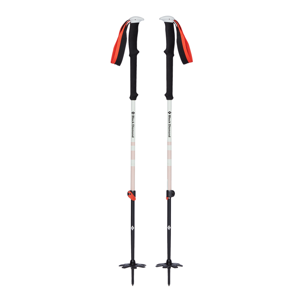 Black Diamond Expedition 2 Ski Poles - Lightweight Aluminum Trekking Poles for Backcountry Skiing & Hiking - Perfect for Mountain Adventures & Winter Sports