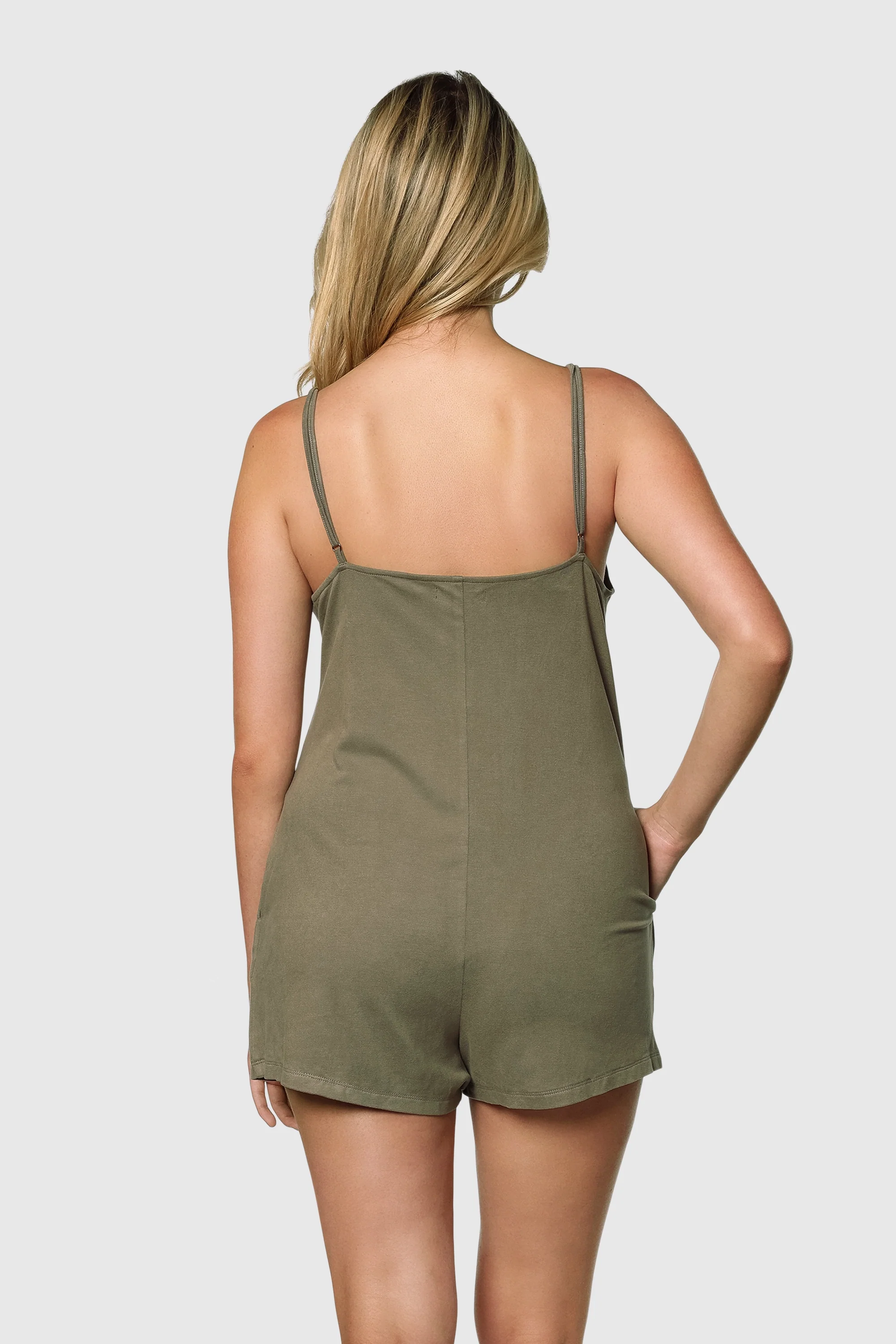 Stylish Button Up Romper for Women - Comfortable & Trendy Jumpsuit for Casual Outings, Summer Wear, and Beach Vacations