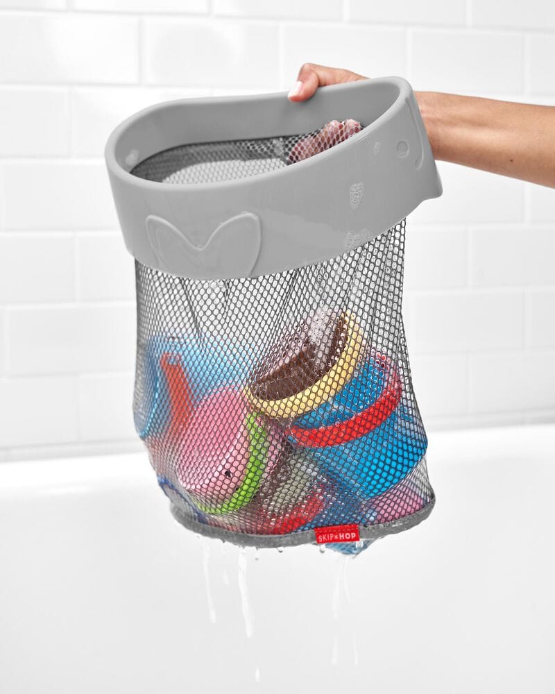 MOBY Get The Scoop Bath Toy Organizer - Waterproof Storage for Kids Bath Toys | Perfect for Bathtub, Shower & Poolside Organization