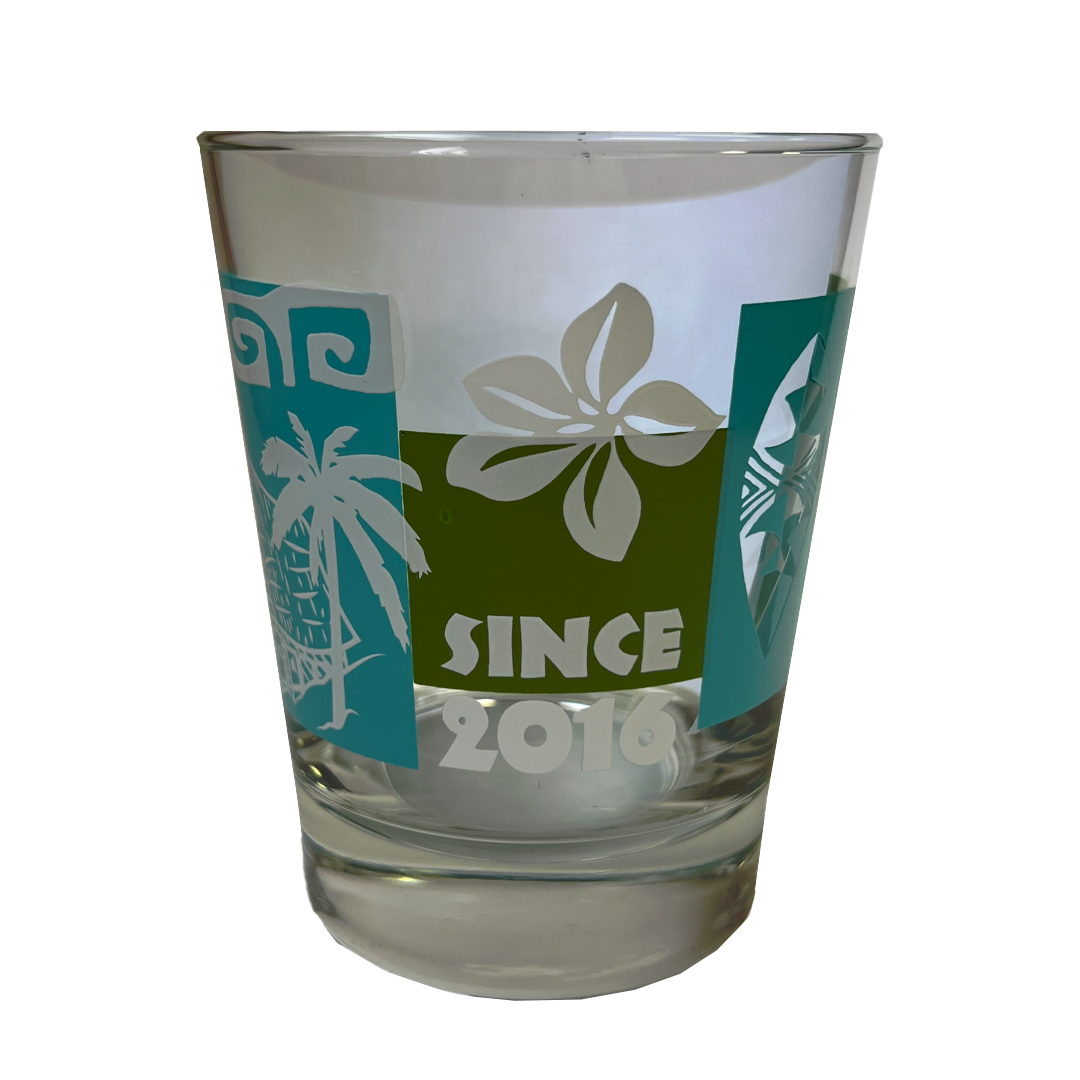 Premium Seychelles Mai Tai Glass Set - 16oz Tropical Cocktail Glasses for Beach Parties, Tiki Bars & Summer Drinks