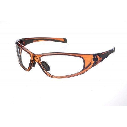 Superlite Wrap-Around Lead Radiation X-Ray Safety Glasses - 0.75mm Lead Glass with 0.50mm Side Protection - Plano Lens for Medical & Dental Professionals - Perfect for Radiology, CT Scans & Fluoroscopy Procedures