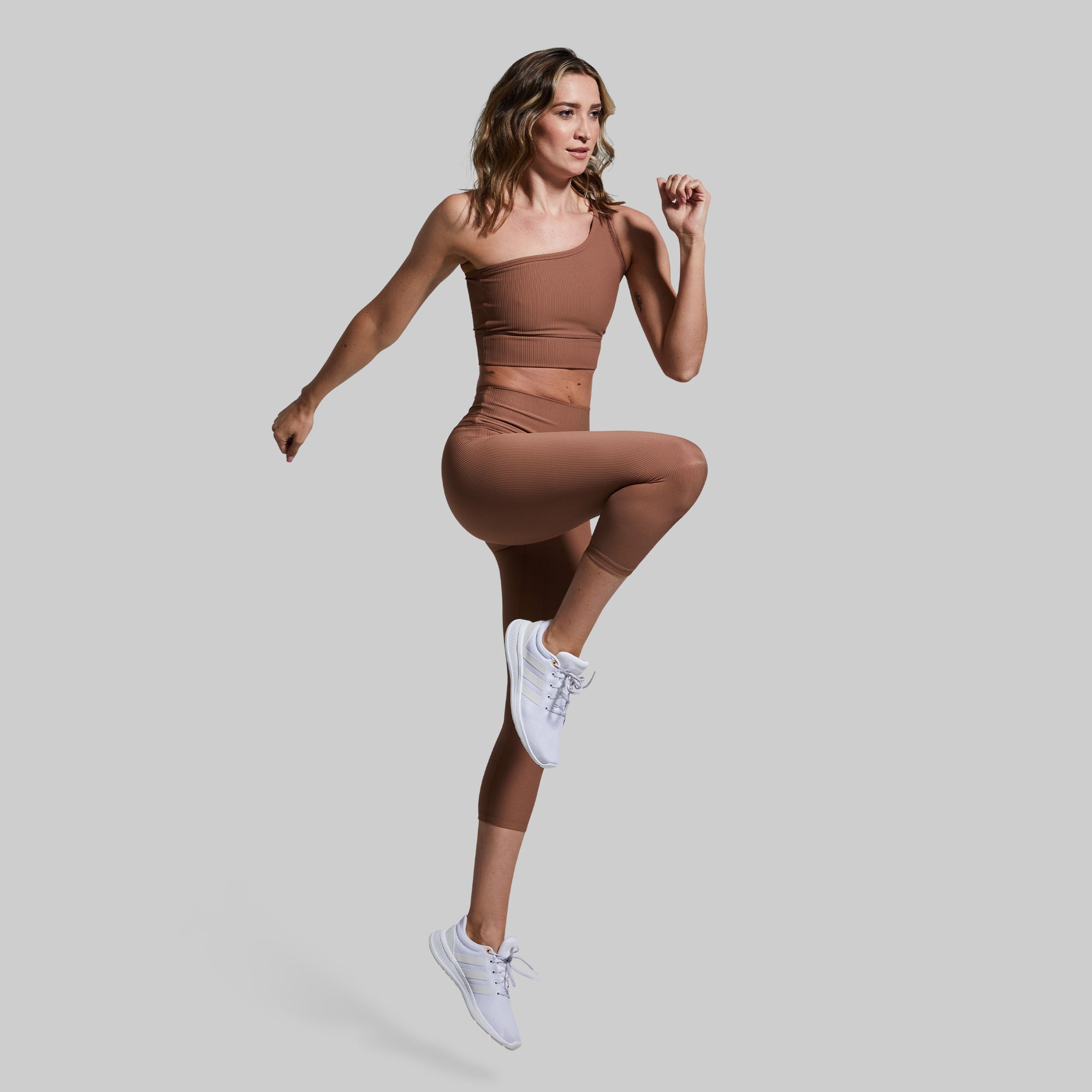 All or Nothing Capri Pants in Carob Brown - Stylish & Comfortable for Yoga, Workouts & Casual Wear