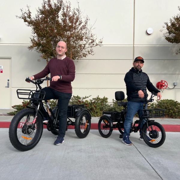 Go Bike TRIO Crossover Lightweight Foldable Electric Tricycle for Adults - 250W Motor, 20MPH, 30-50 Mile Range - Perfect for Commuting, Urban Travel & Senior Mobility