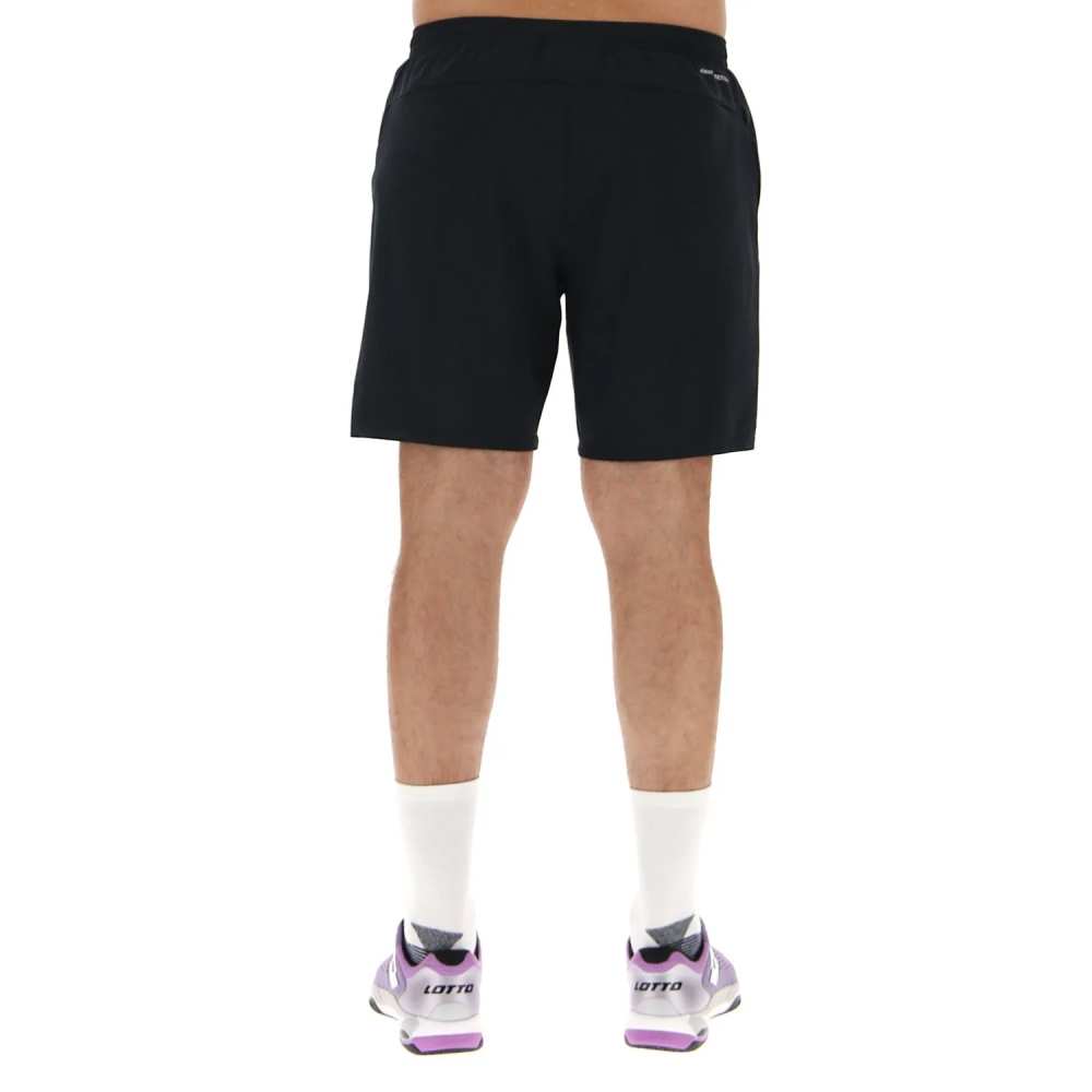 Lotto Men's Top II 7-Inch Running Shorts - Black - Comfortable Athletic Shorts for Gym, Workout & Casual Wear
