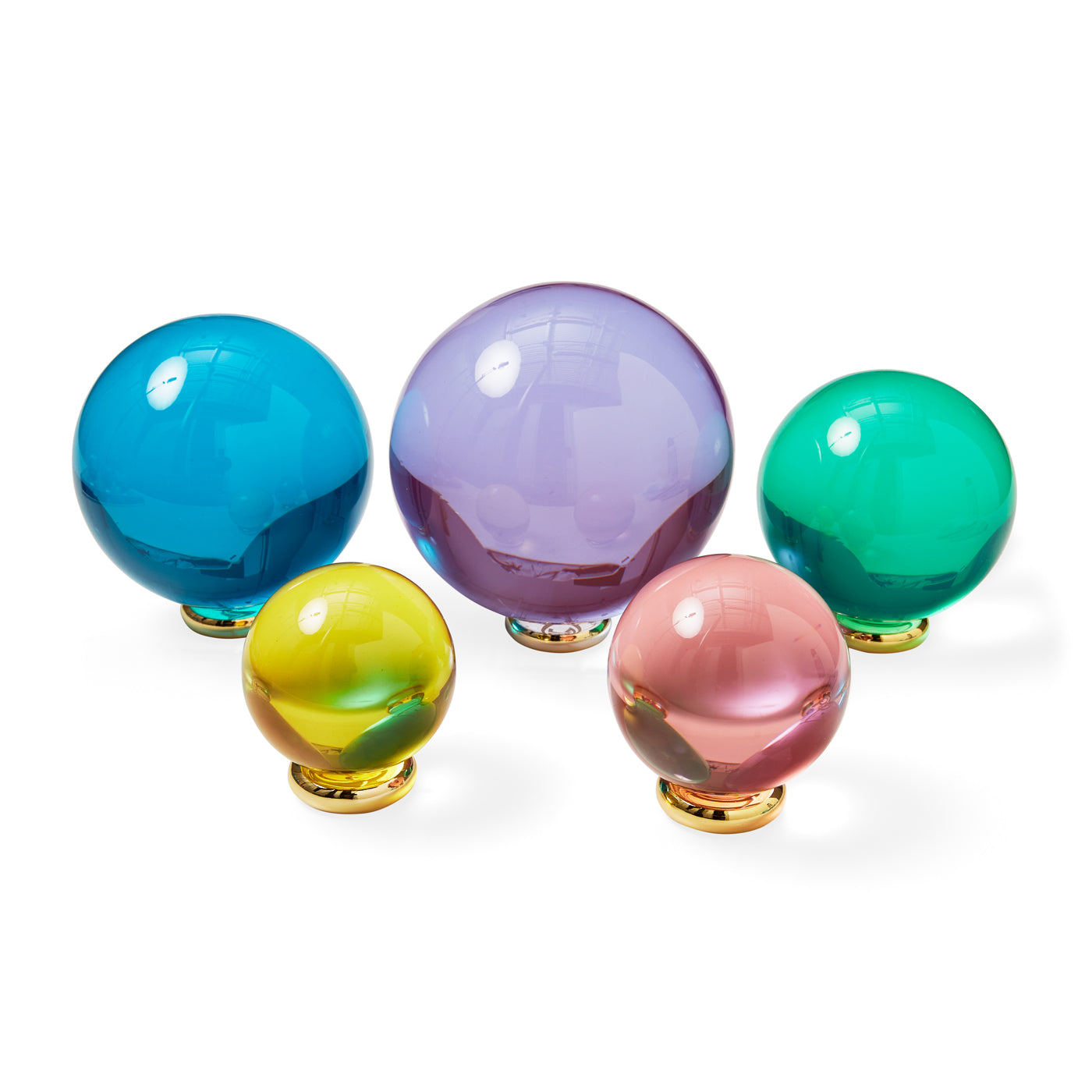Acrylic Orb Set - Decorative Crystal Ball for Home Decor, Wedding Centerpieces & Gift Giving - Perfect for Tabletop Displays, Shelf Decor, and Feng Shui Arrangements