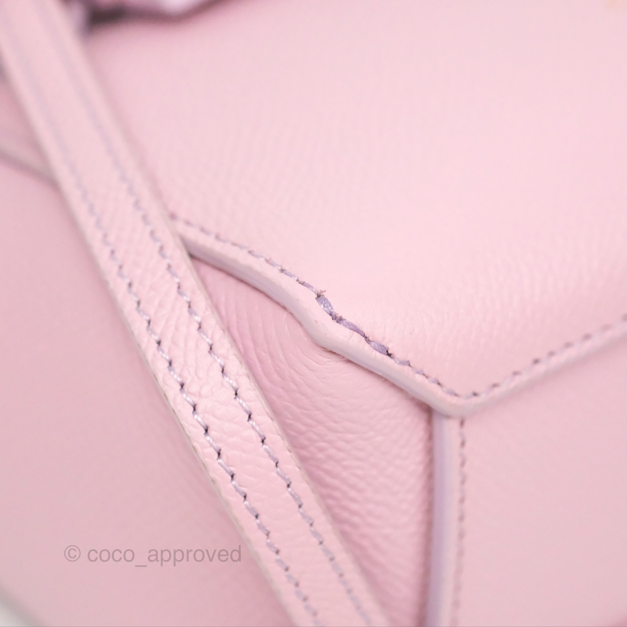 Celine Pico Belt Bag in Rose Quartz - Grained Calfskin Leather with Gold Hardware | Luxury Crossbody Bag for Women, Perfect for Everyday Use & Special Occasions