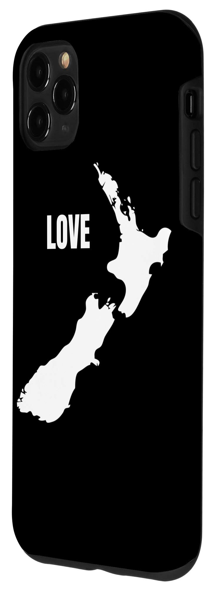 iPhone 11 Pro Max Case with New Zealand Map Design - Durable Protective Cover for Travel & Adventure Enthusiasts