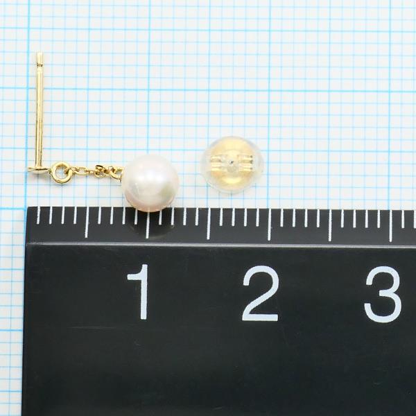 18K Yellow Gold Pearl Earrings for Women - Classic Elegant Jewelry Gift for Wedding, Anniversary & Special Occasions