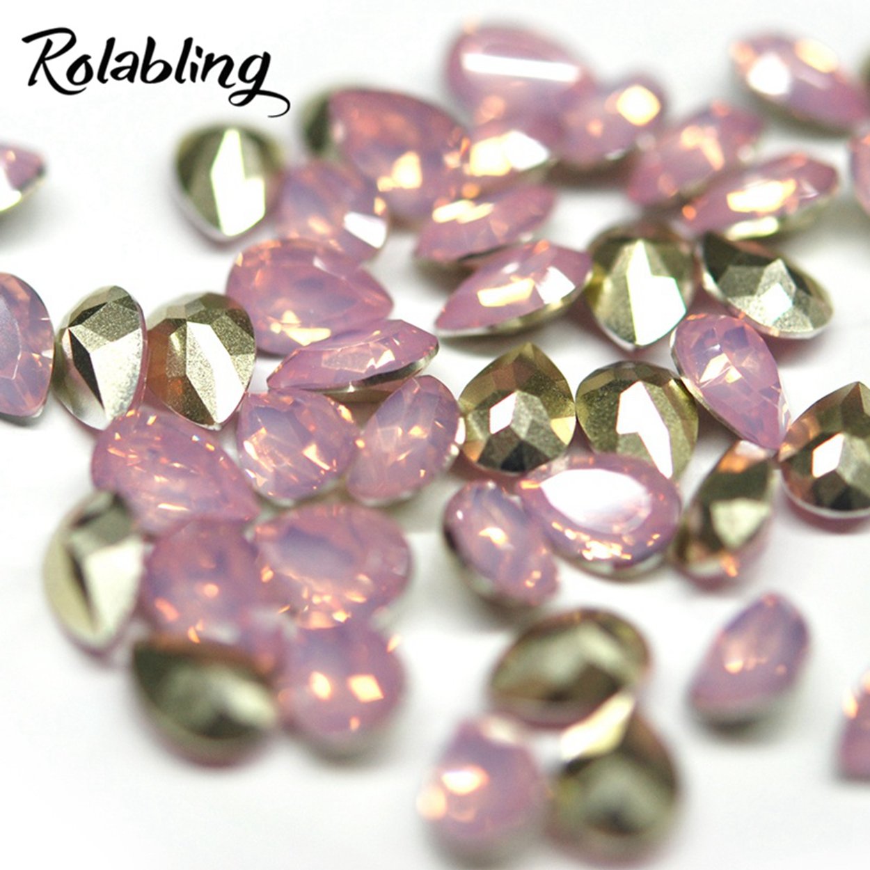 7 Styles Rhinestone Nail Art Decorations - Crystal Glitter Tips for Party & Wedding