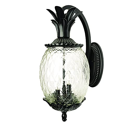 Matte Black | 3 Light Pineapple | Style 2