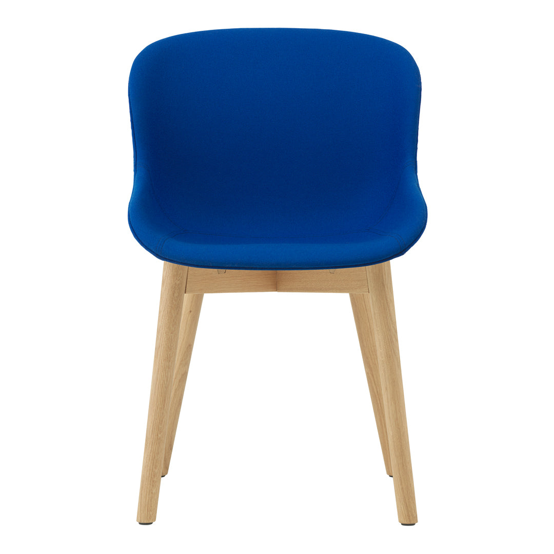 Stylish Hyg Side Chair with Wood Base & Full Upholstery - Perfect for Dining Room, Kitchen, or Home Office Seating