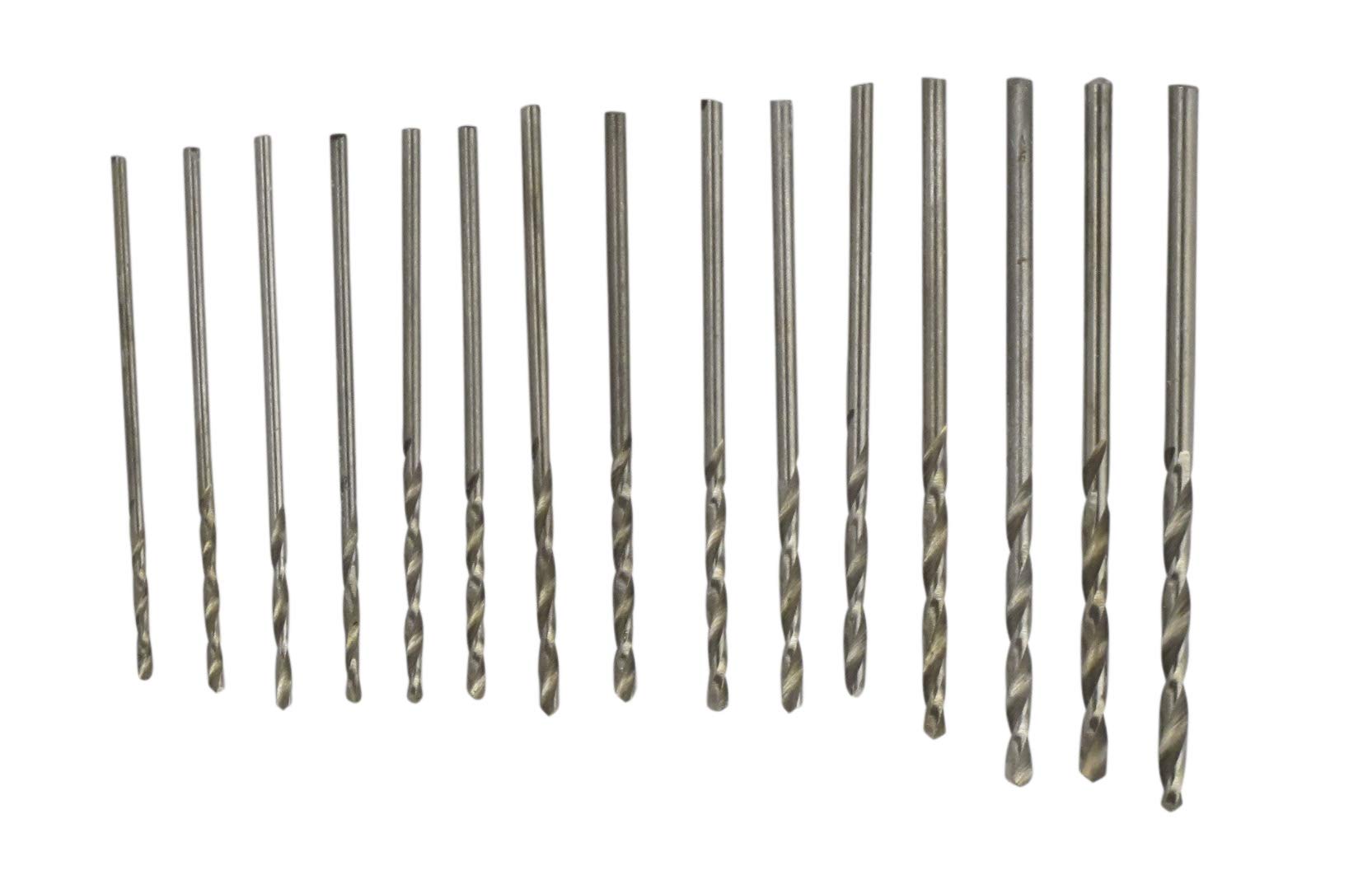 Premium SE High Speed Steel Drill Bit Set - 15 Pcs for Wood, Metal & Plastic Drilling - Durable 82616MD for DIY, Home Improvement & Professional Use