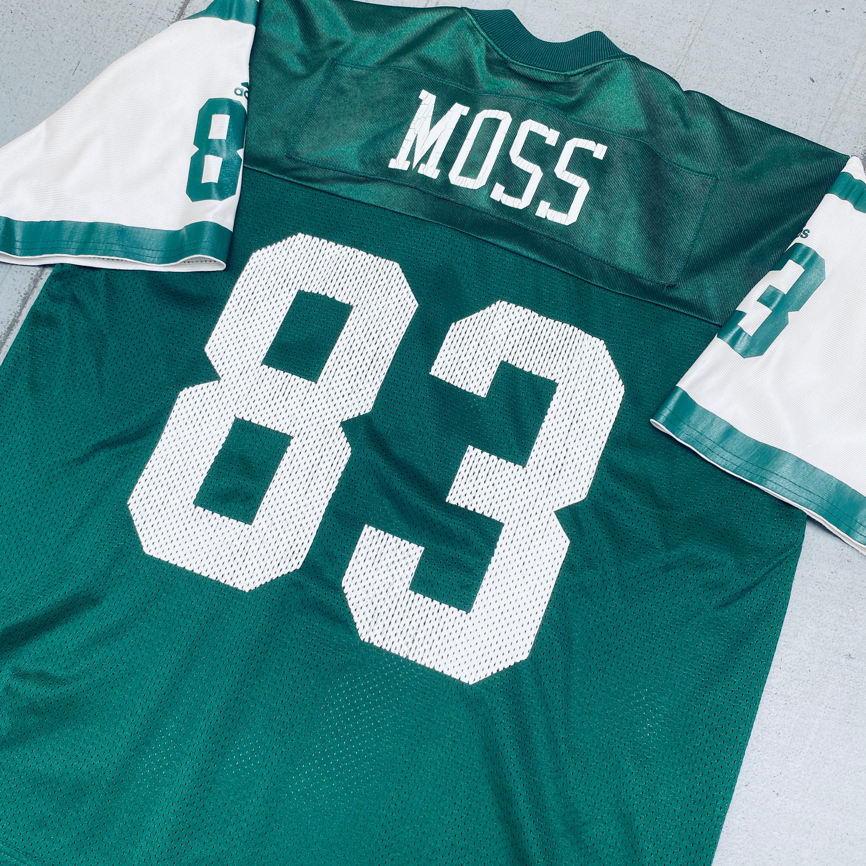 Authentic New York Jets Santana Moss 2001-2002 Rookie Jersey (Large) - Perfect for NFL Fans, Collectors & Game Day Outfits