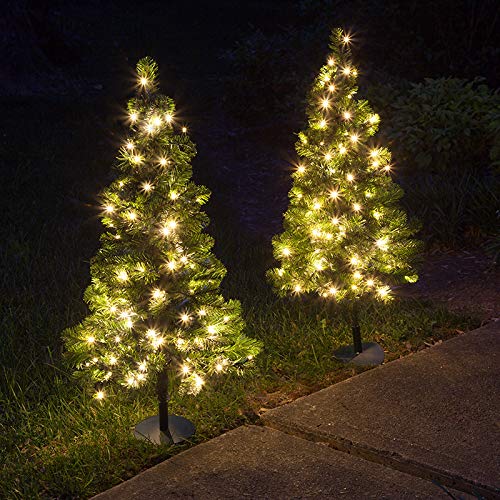 2ft LED Tabletop Christmas Tree - 50 Warm White Lights for Home Decor