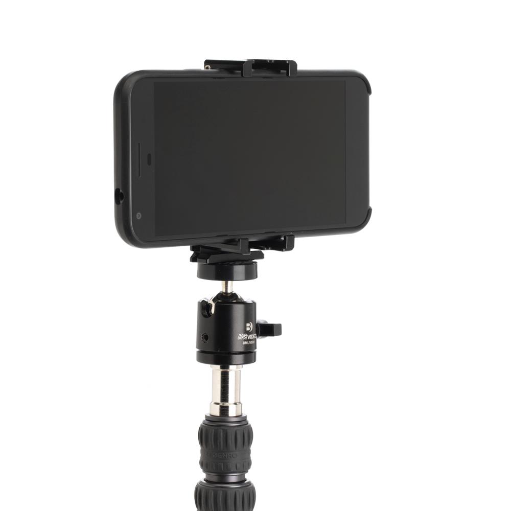 Benro MeVideo Professional Ball Head Tripod Mount for DSLR Camera - Perfect for Live Streaming, Vlogging & Photography