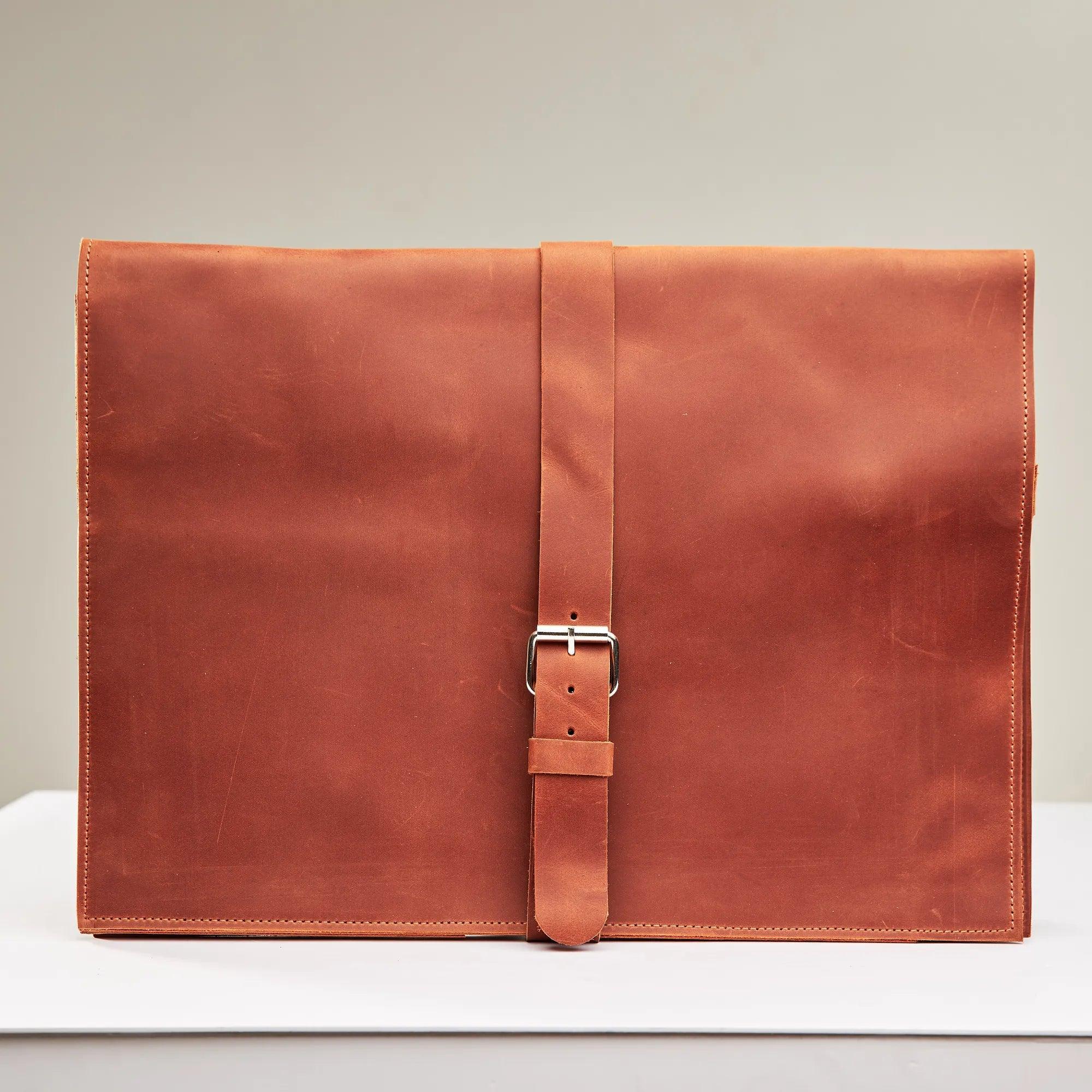 Premium MacBook Sleeve with Belted Strap - Protective Laptop Case for MacBook Air/Pro 13 14 16 inch - Perfect for Travel, Work & School
