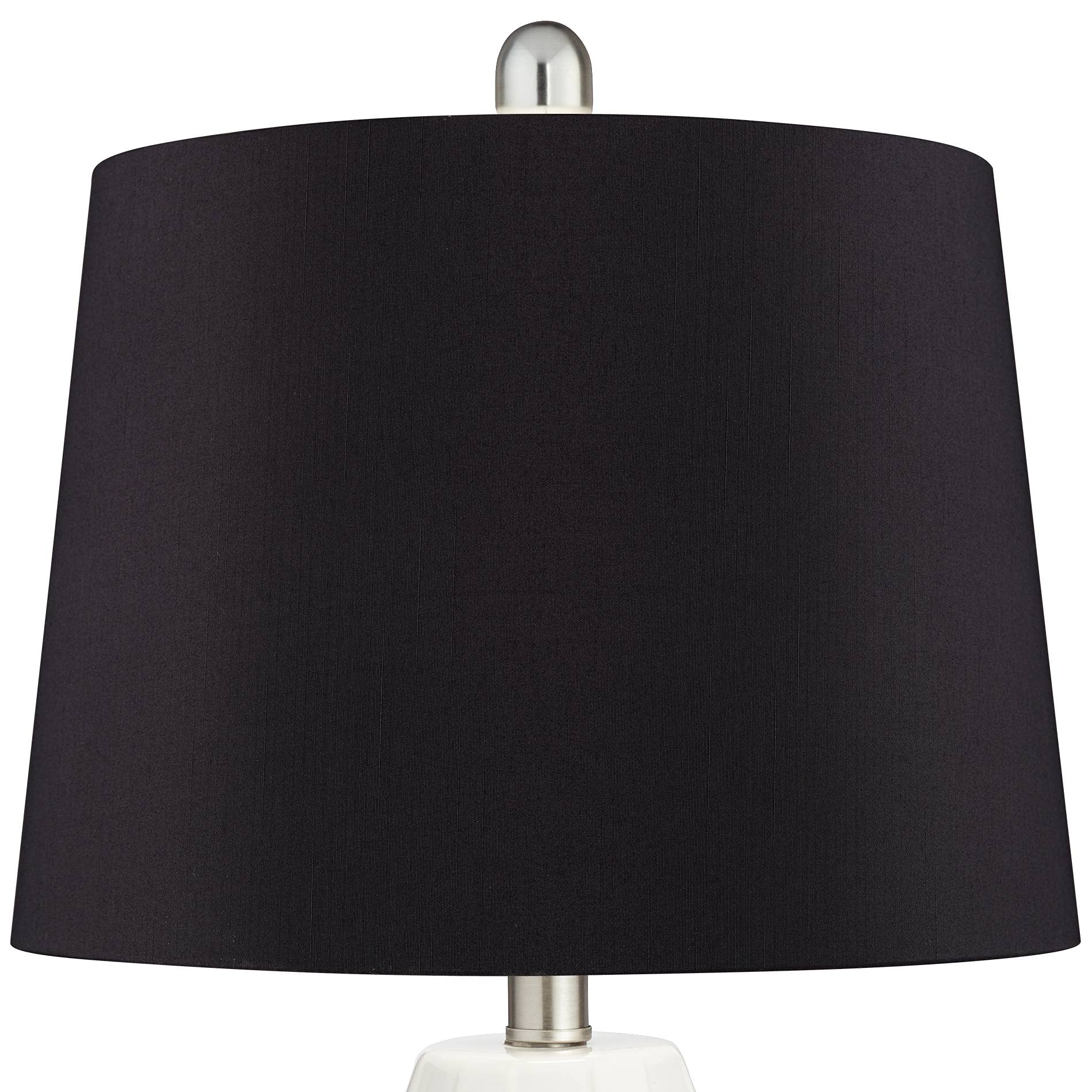 360 Lighting Scalloped Modern Coastal Table Lamps Set of 2 - 24.5