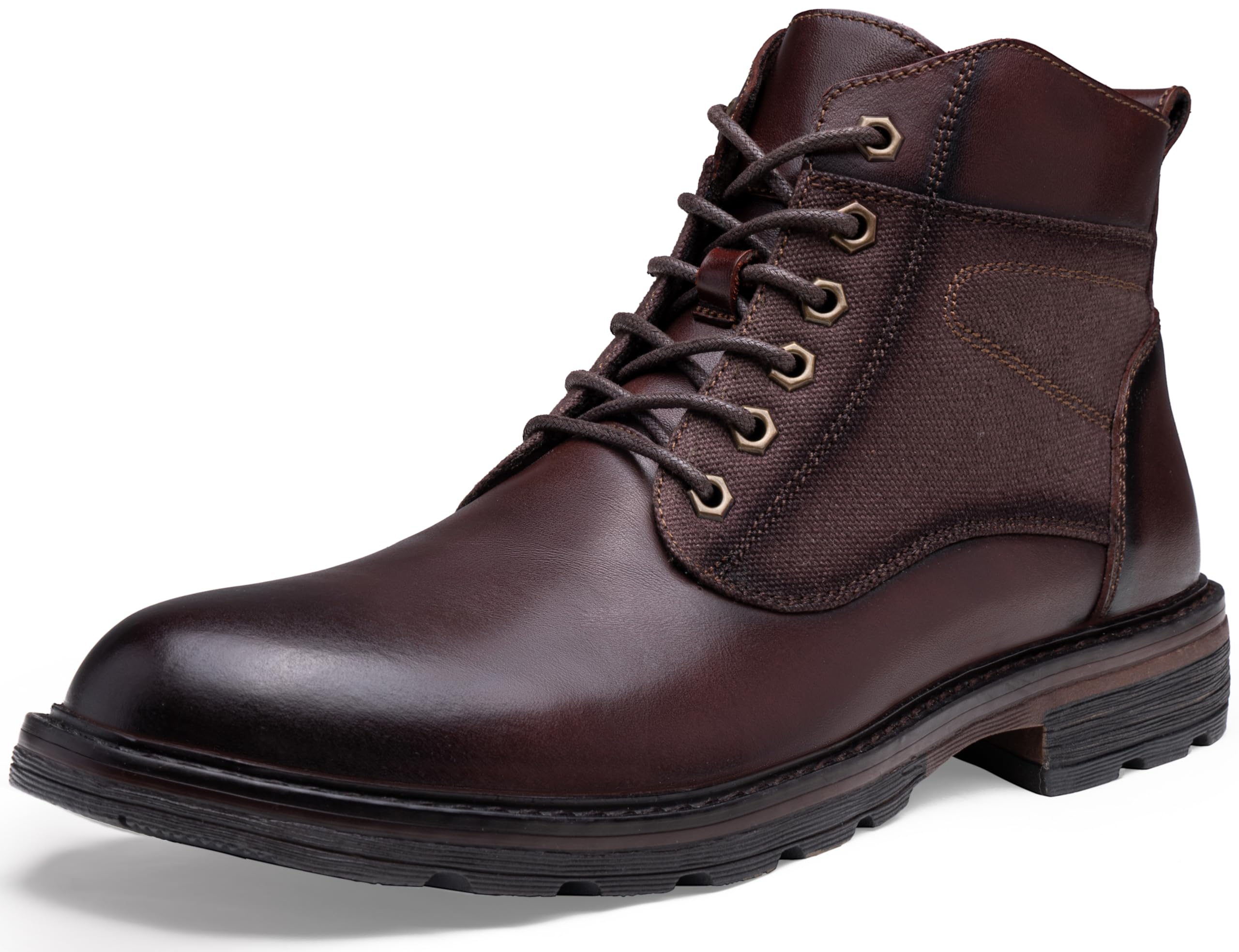Jousen Men's Casual Leather Chukka Ankle Boots - Fashionable Dress Boots for Men | Perfect for Office, Date Night & Outdoor Activities
