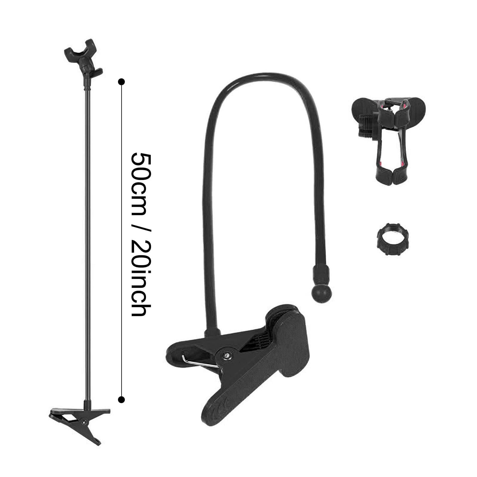 Flexible Long Arm Goose Neck Phone Stand - Adjustable Desk Clamp Holder for Bedside, Table, and Office Use | Perfect for Watching Videos, Reading, and Hands-Free Calling