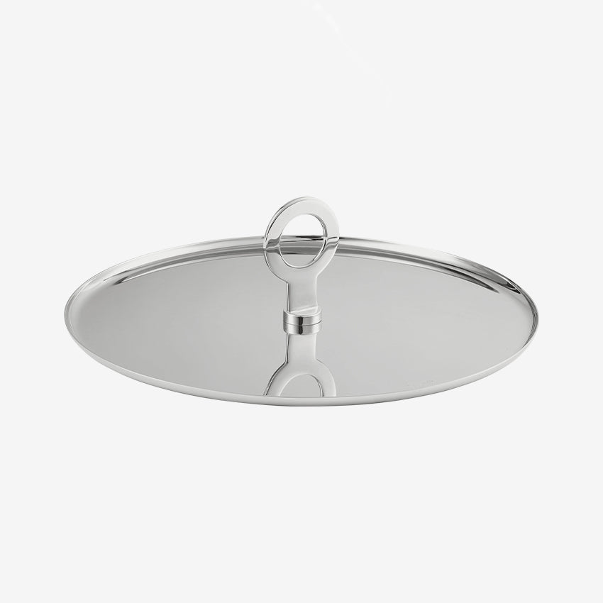 Christofle Oh De Cocktail Plate - Premium Stainless Steel Appetizer Plates for Elegant Cocktail Parties & Home Entertaining