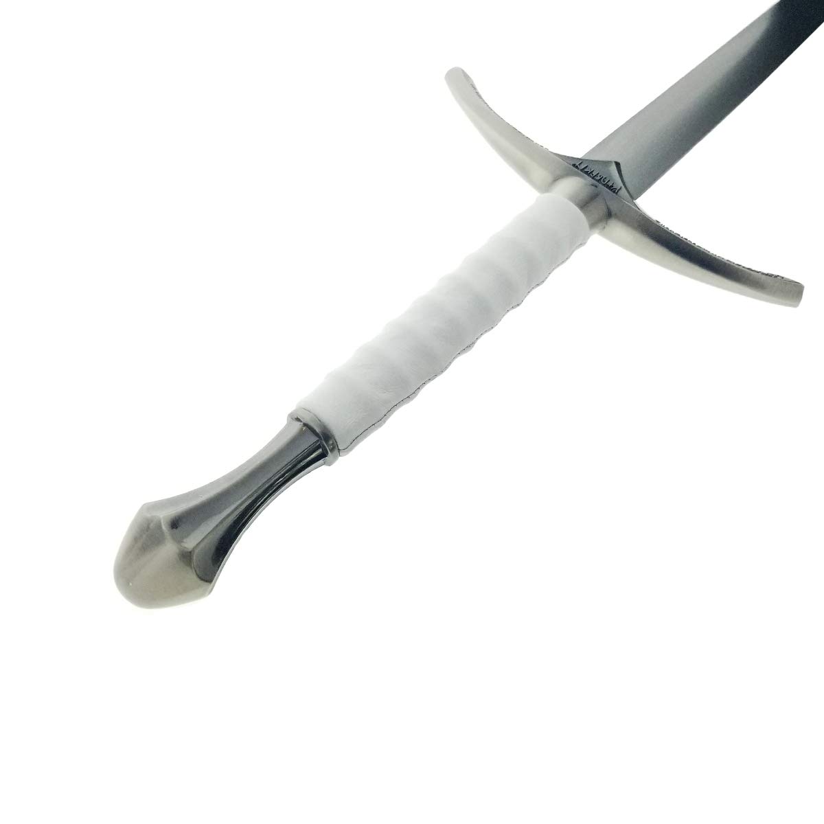 Medieval One-Handed Sword with Dull Blade - Perfect for Collectors, Gifts, Cosplay, LARP & Renaissance Fairs (Wizard-White) | Fantasy Roleplay, Historical Display & Themed Events