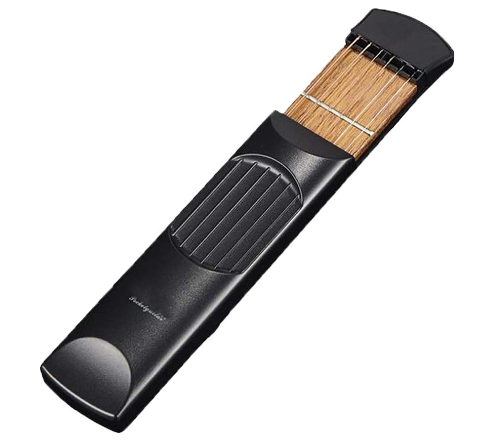 Portable Pocket Guitar Trainer - 4 Fret Strings Practice Tool for Beginners | Guitar Accessories & Musical Instruments | Perfect for Travel, Home Practice & On-the-Go Learning