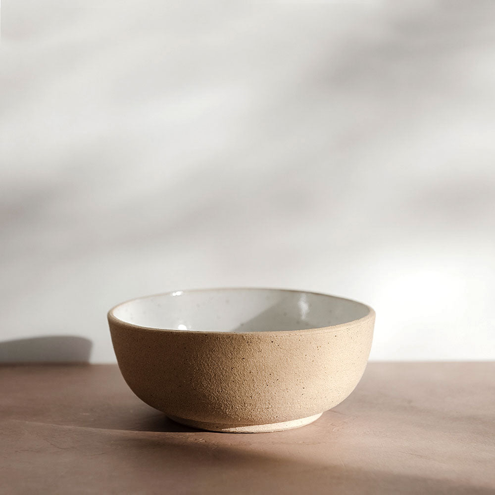Ceramic Speckle Bowl Set - 4 Piece Handmade Dinnerware for Soup, Salad, Pasta - Elegant Stoneware for Home Dining & Kitchen Decor