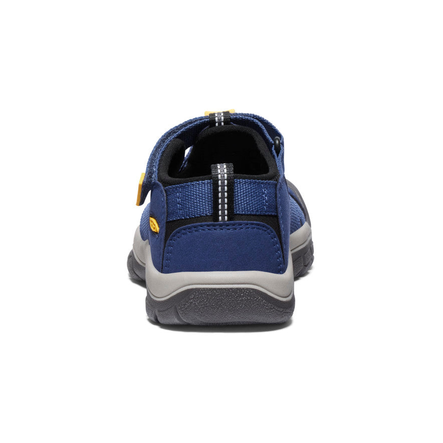 KEEN Newport H2 Water Sandals for Big Kids | Navy Blue/Yellow | Waterproof, Comfortable & Durable for Beach, Pool & Outdoor Adventures