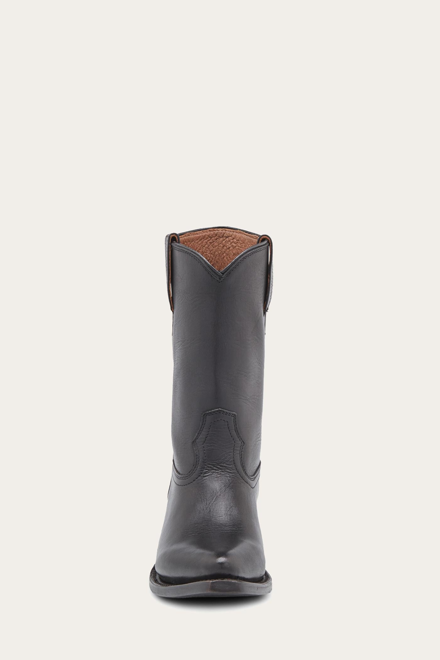 Frye Women's 40624 Black Leather Boots - Stylish Ankle Boots for Women | Perfect for Casual Outfits, Office Wear & Fall Fashion