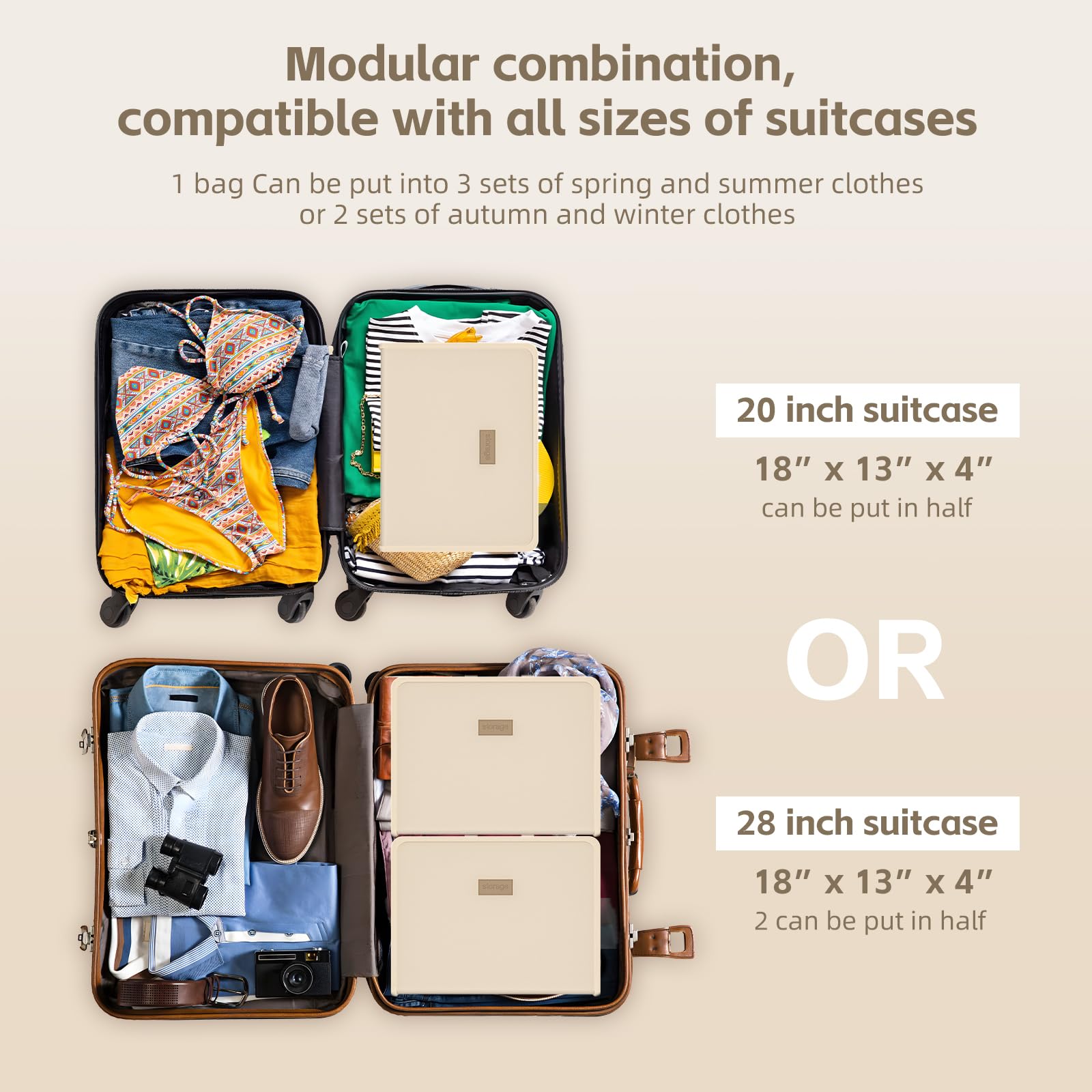 Best Packing Cubes for Travel - 6-Piece Luggage Organizer Set for Carry-On Suitcases | Compact Travel Essentials Storage Bags | Perfect for Business Trips, Vacations & Weekend Getaways