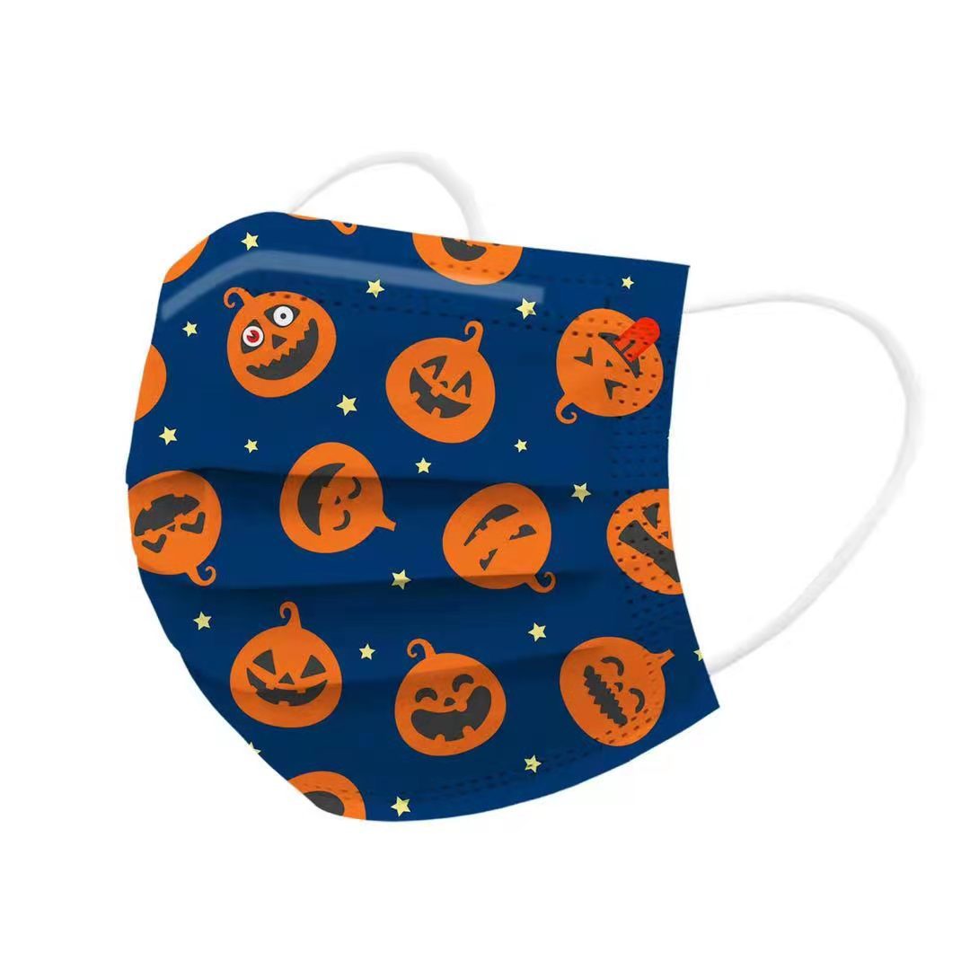 Halloween Face Masks - Printed Flat Masks for Adults & Kids | Costume Party, Trick or Treating, Spooky Events