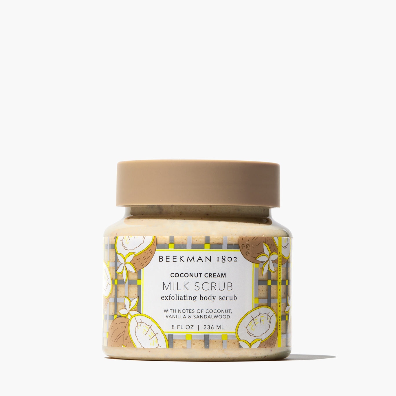Organic Coconut Cream & Goat Milk Body Scrub with Oatmeal - Exfoliating & Moisturizing Skin Polish for Dry, Sensitive Skin - Perfect for Spa Day & Self-Care Routine