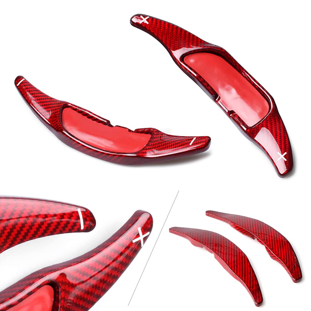 Carbon Fiber Steering Wheel Paddle Shifter Extensions for Mercedes-Benz A45 C63 E63 S65 CLA45 CLS63 - Upgrade Your Driving Experience | Perfect for Racing & Performance Enthusiasts
