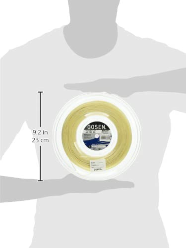 GOSEN AK Pro CX Multifilament Tennis String - Superior Control & Tension Retention for Competitive Play | Perfect for Tournament & Recreational Players