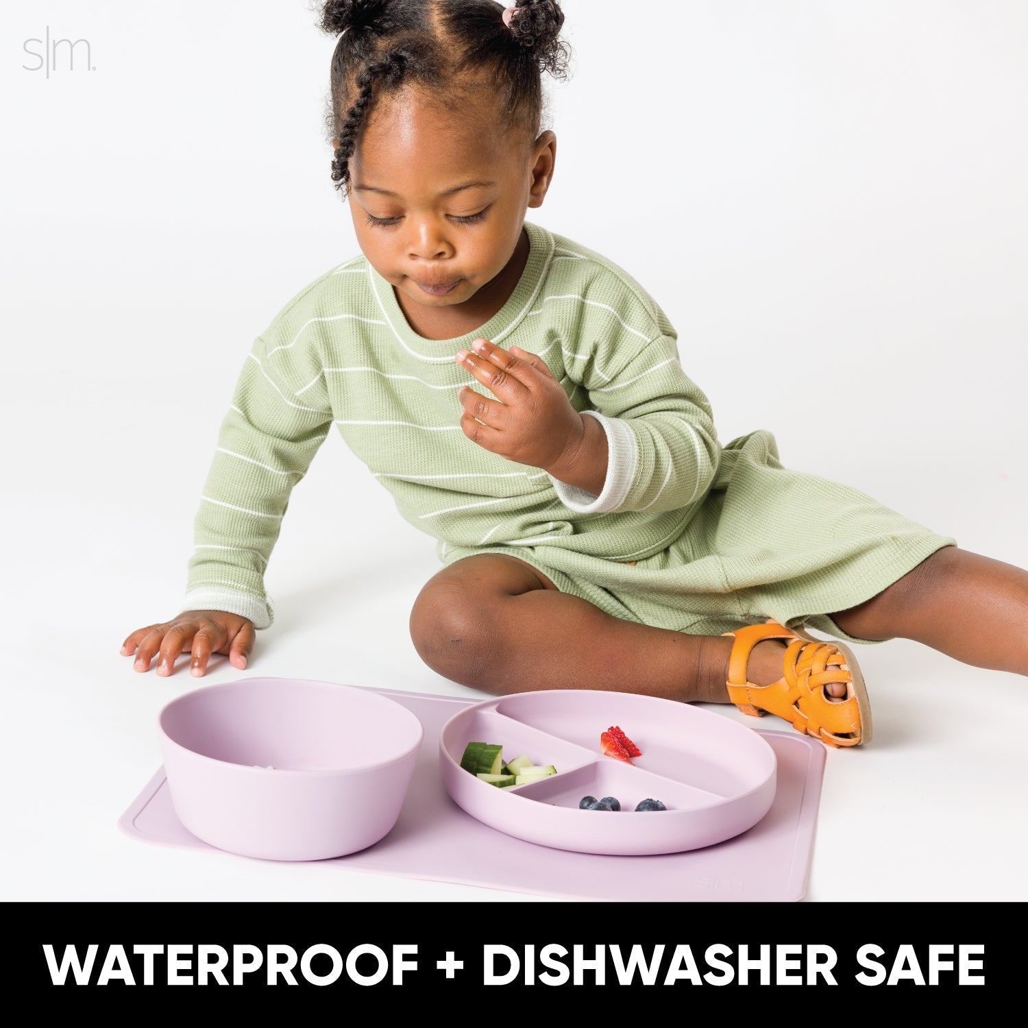 Non-Slip Piper Silicone Placemat Set of 4 - Heat Resistant, Waterproof Table Mats for Dining, Kids, Baby, Kitchen - Perfect for Home, Restaurant, Party Use