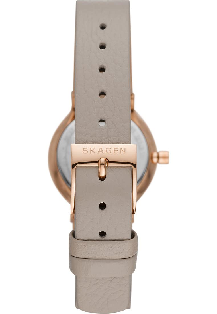SKAGEN Freja Women's Watch - Quartz Movement, Stainless Steel or Leather Strap - Elegant Timepiece for Office, Date Night & Special Occasions