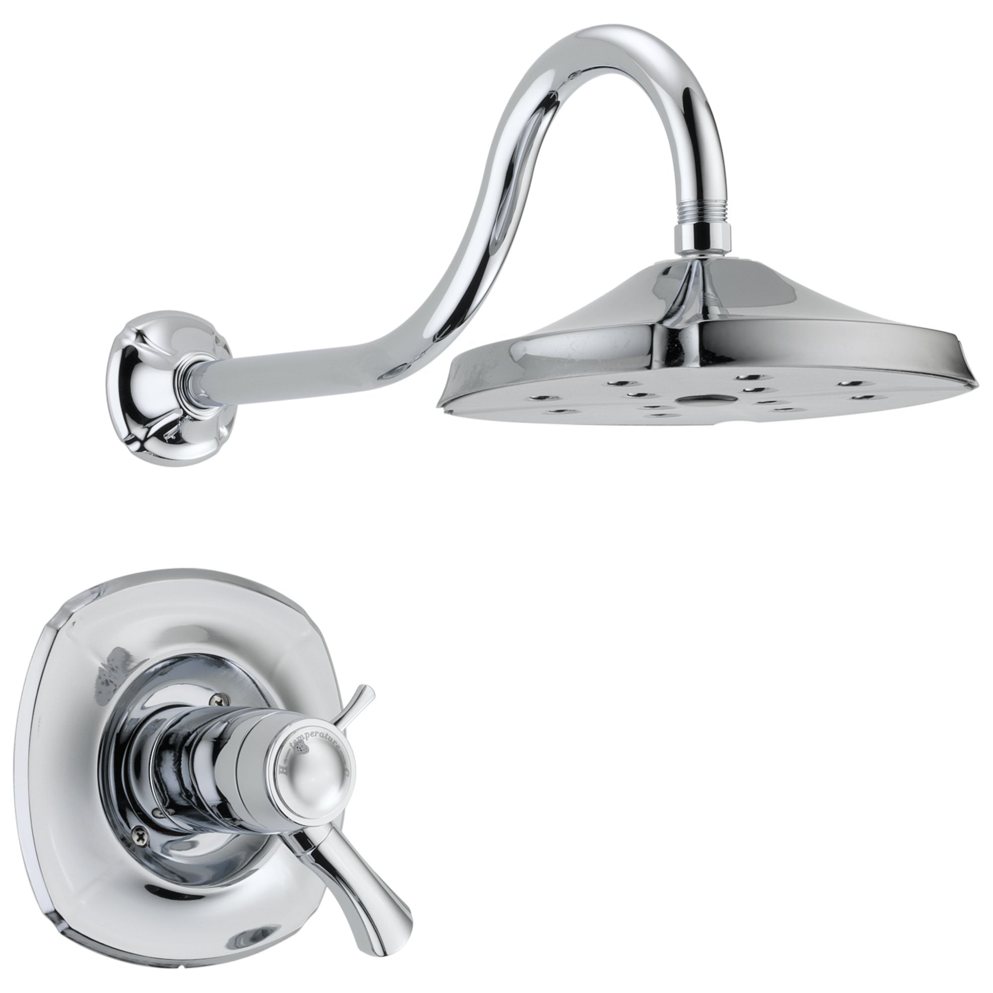 Delta Addison Collection Chrome TempAssure 17T Series Watersense Thermostatic Dual Control Shower Faucet with Valve (No Stops) - D2239V | Bathroom Remodel & Luxury Spa Experience