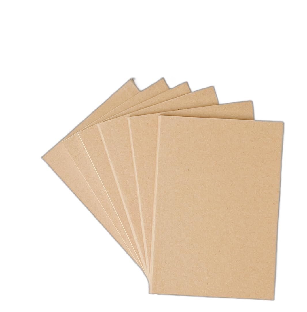 K-Kraft Mini Notepads with Kraft Paper Covers - 36 Pack of 4.5