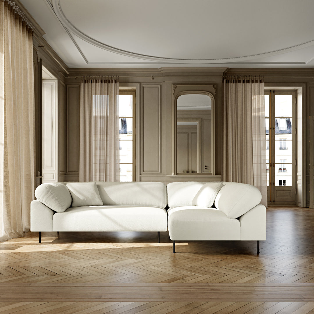 Modular Sectional Sofa with Pre-Configured Collar Design - Easy Setup for Living Room, Family Room & Home Theater Comfort