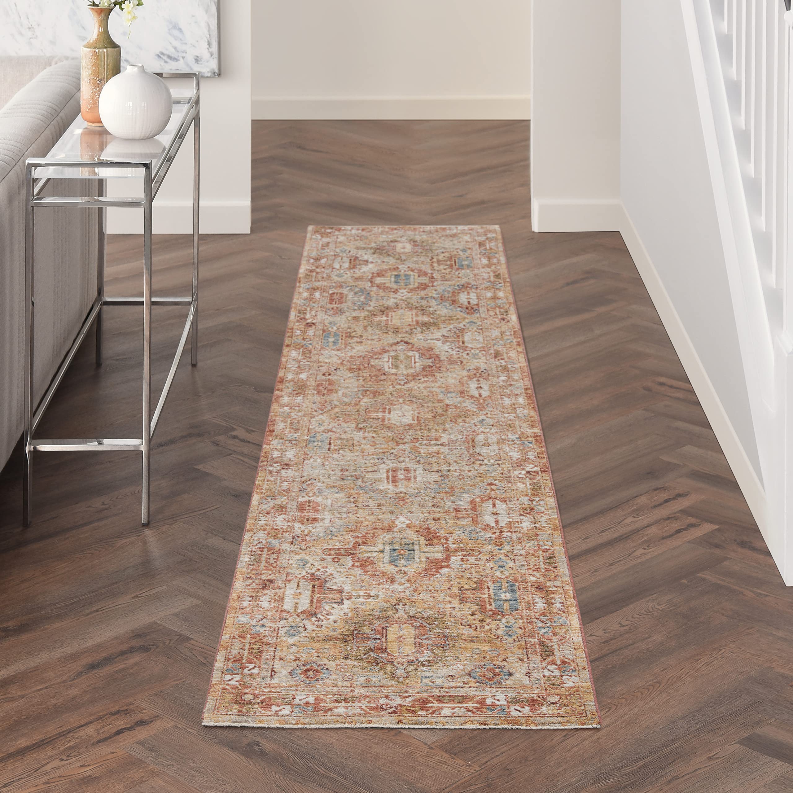 Nourison Petra Vintage Rust 2'3