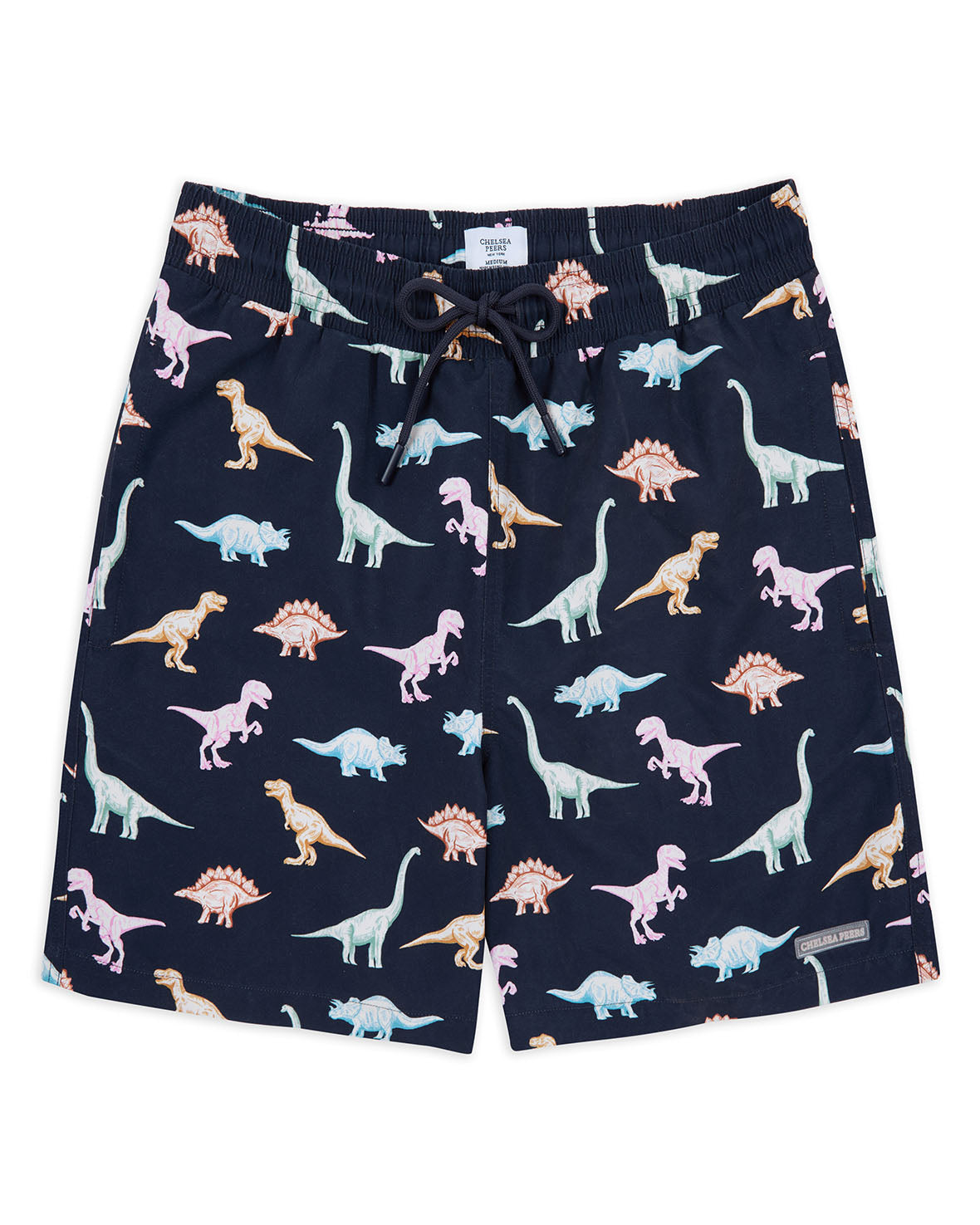 Dinosaur Print Swim Shorts for Men - Quick Dry, Comfortable Beach & Pool Swimwear - Perfect for Summer Vacation, Swimming, and Outdoor Activities