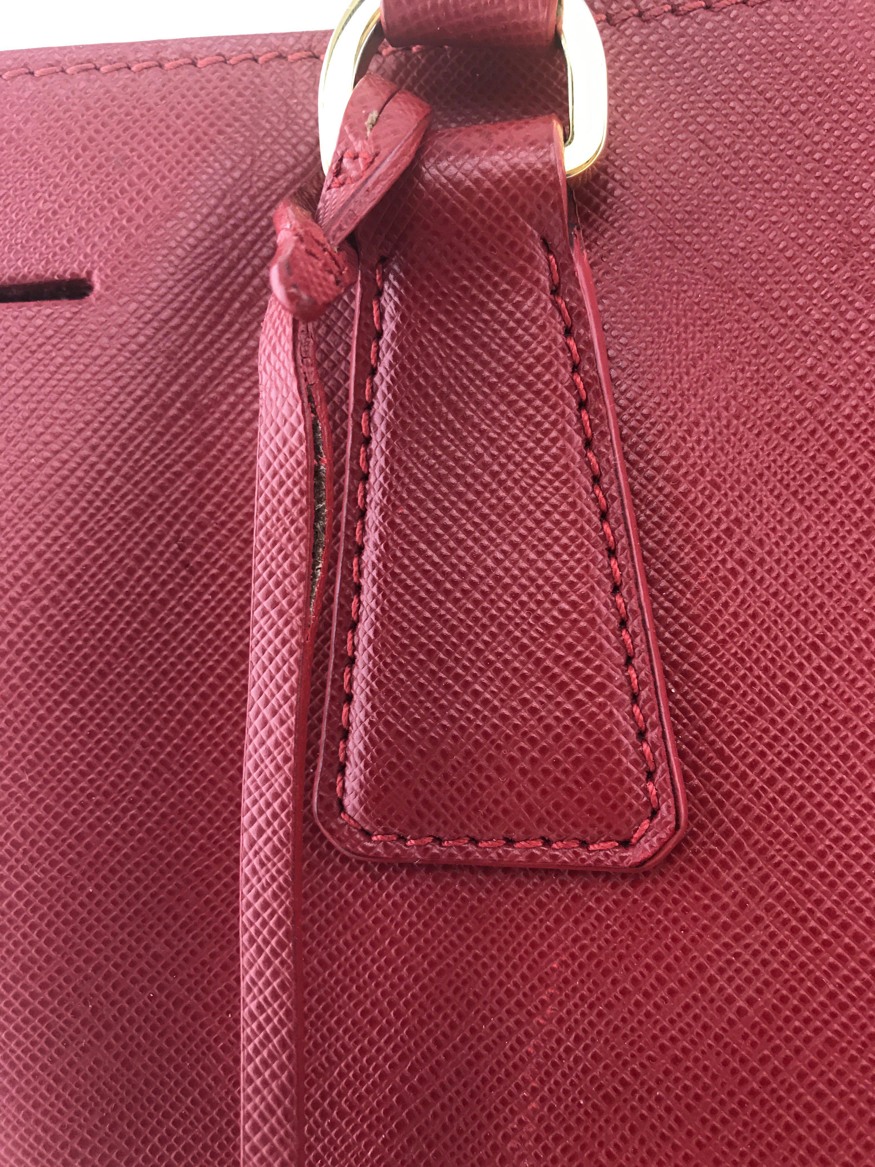 Prada Saffiano Lux Large Leather Tote Bag for Women - Premium Designer Handbag for Work, Travel & Everyday Use