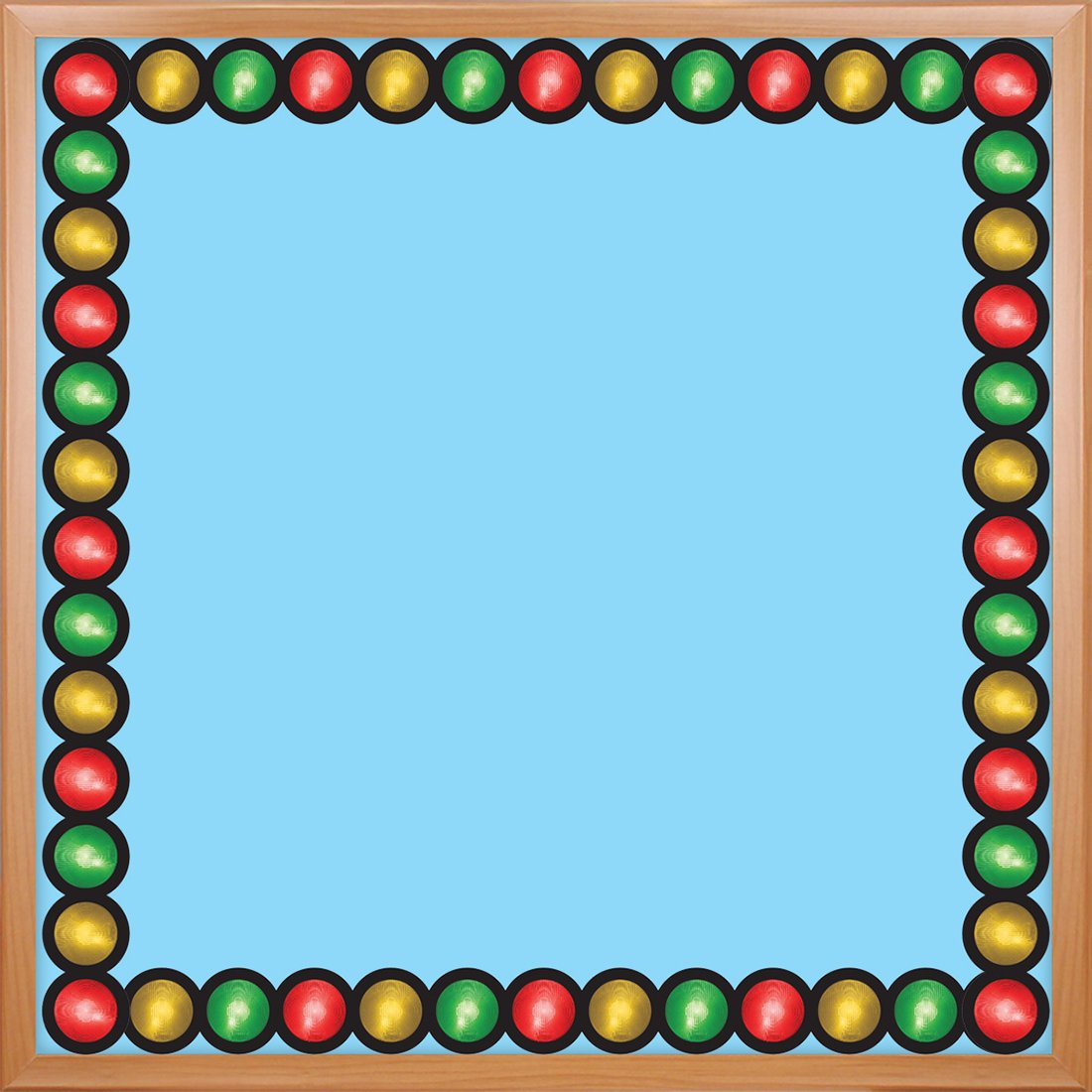 Hygloss Products Stop Lights Bulletin Board (33615) - Classroom Decor, Traffic Light Theme for Behavior Management & Learning Activities