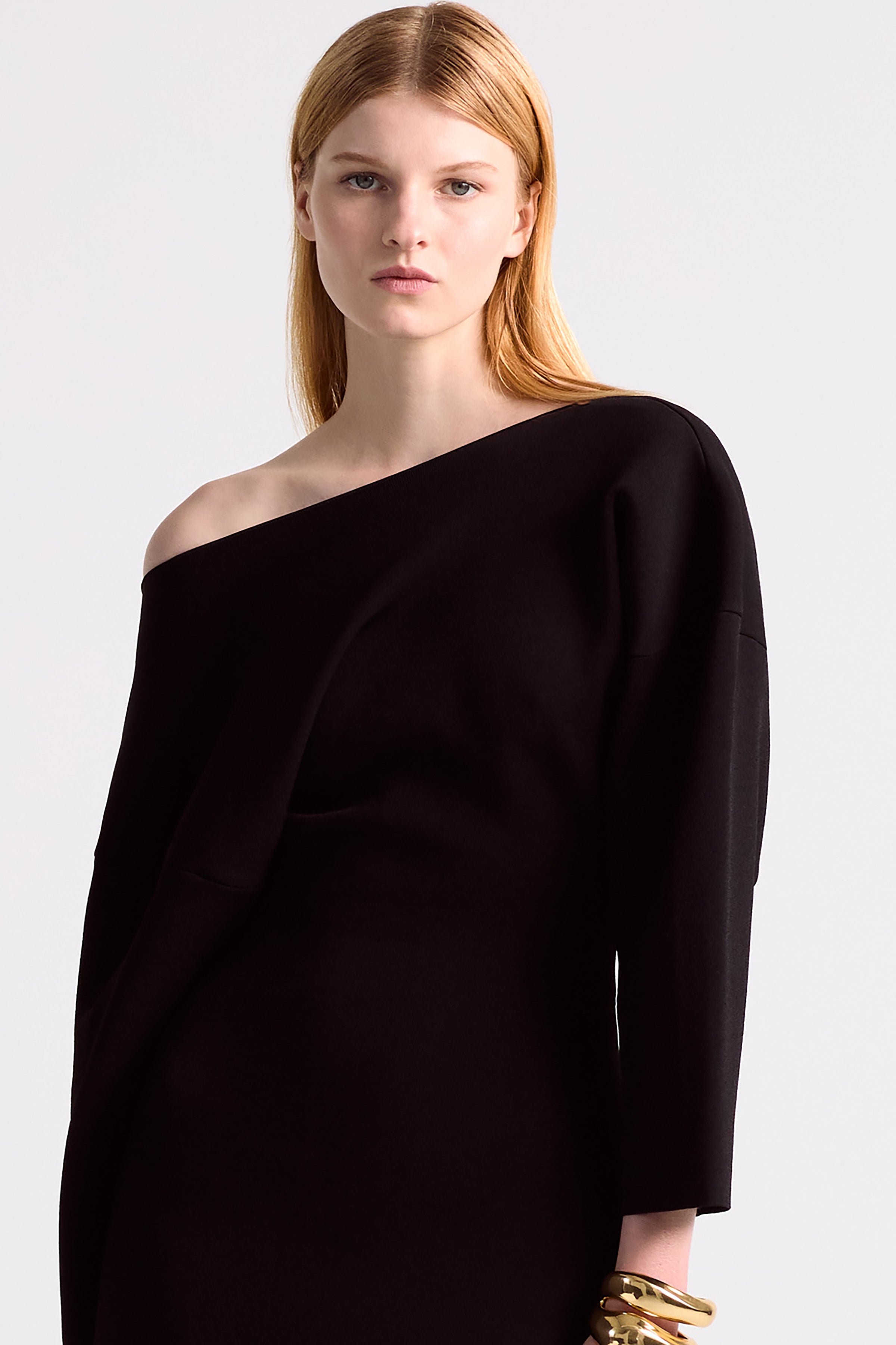 Etta Dress Black - Elegant Women's Midi Dress for Casual & Evening Wear | Perfect for Parties, Dates & Office
