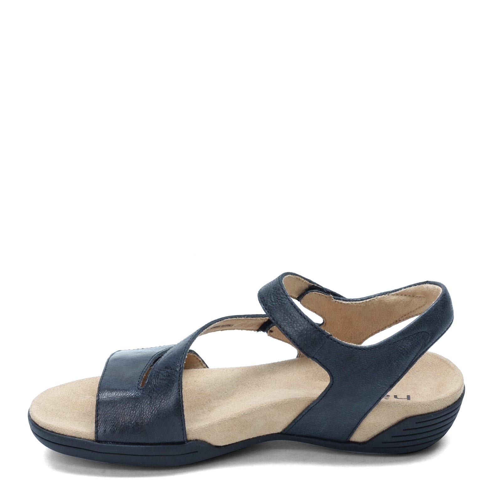 Women's Comfortable Flat Sandals - Black Size 6.5 | Breathable Summer Casual Shoes for Beach, Walking & Outdoor Activities